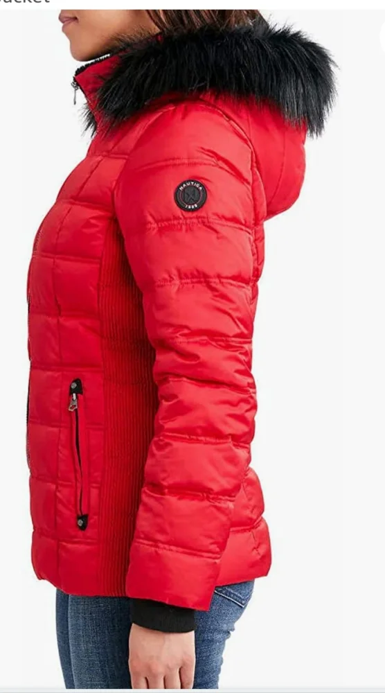 Nautica Jackets With Fur Detachable Hoods Last One Black XS New with Tags - Picture 7 of 15